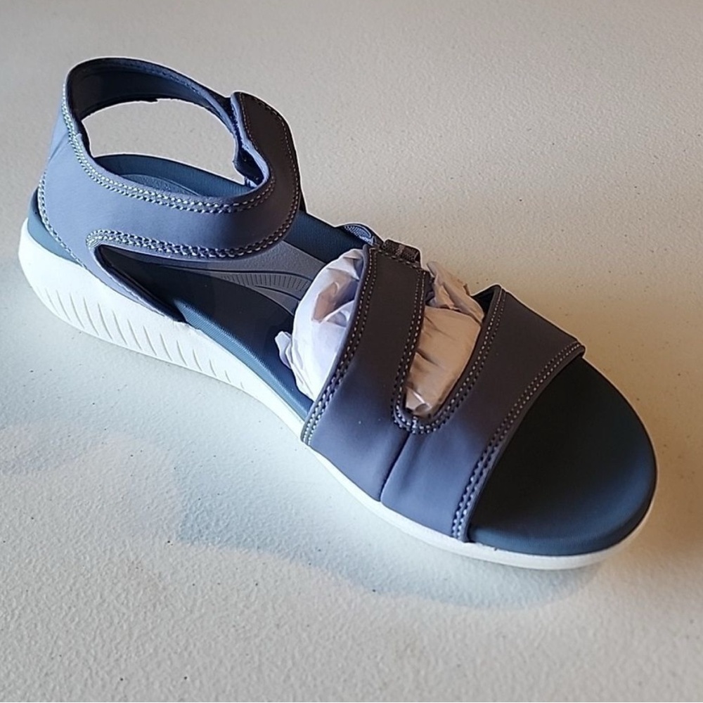 Clark’s Denim Blue Glide Hi Shore Sandals